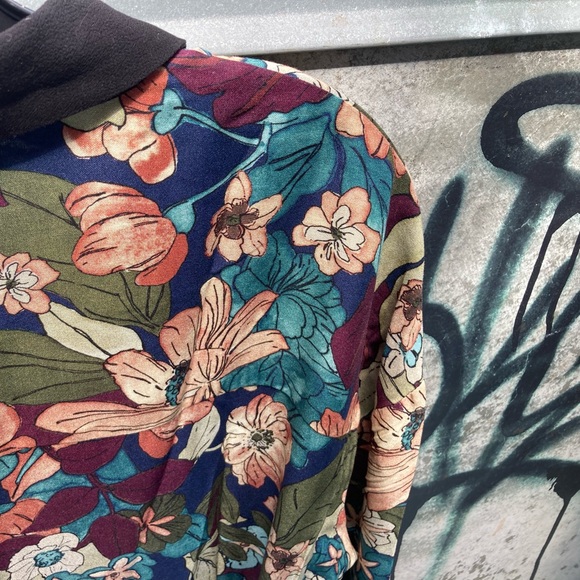 Zara Floral Shirt Dress with Pockets - Picture 9 of 16